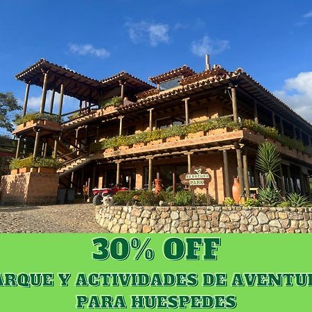 Hotel, Bungalows, Chalet Y Cabanas Aventura Park Villa De Leyva La Periquera Exterior foto